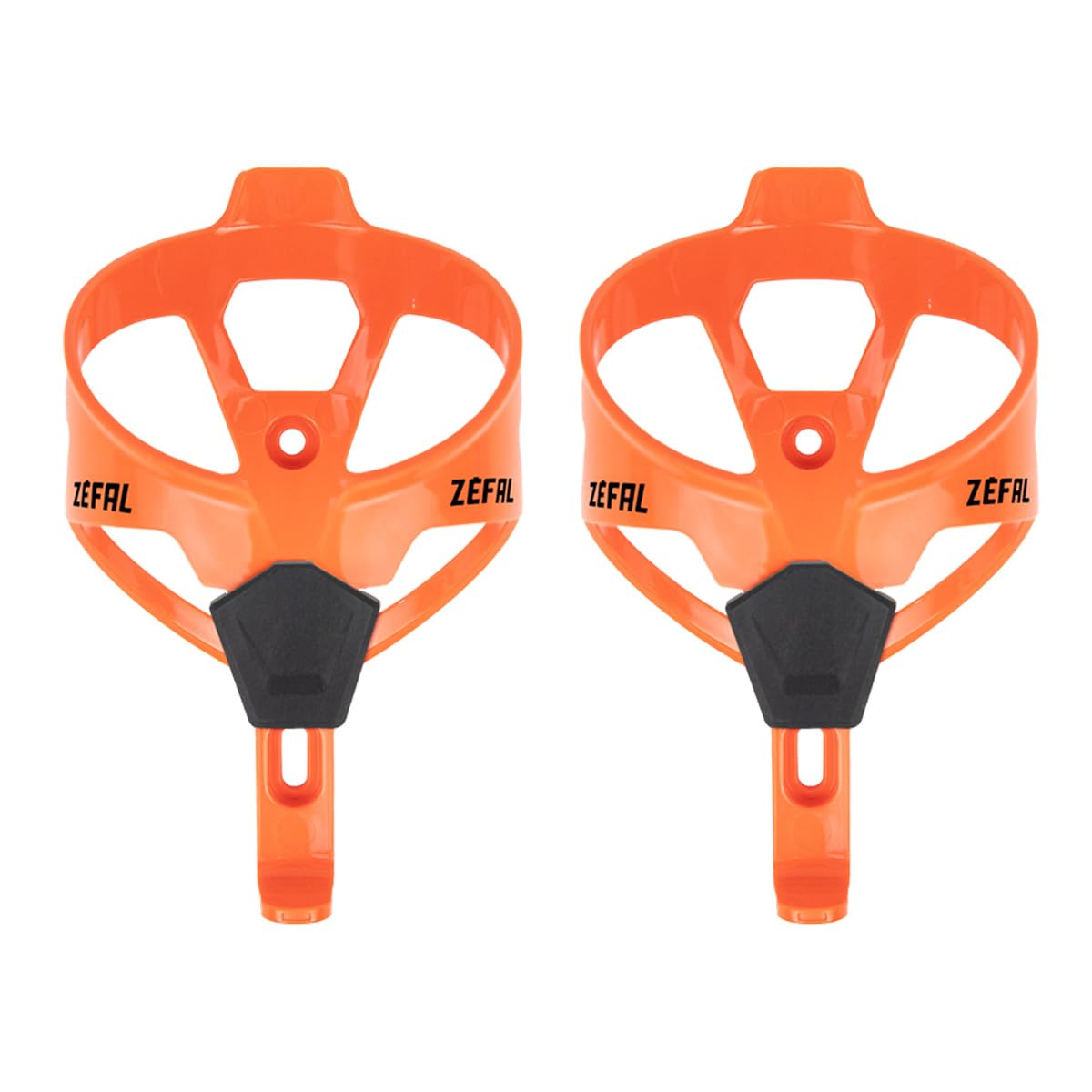 ZEFAL Pulse A2 Pack – Pack of 2 Lightweight Bike Bottle Cages – Bicycle Bottle Holder – Mountain Bike/Road Bike – Strong and Durable – 26 g Each Bottle Cage – Orange