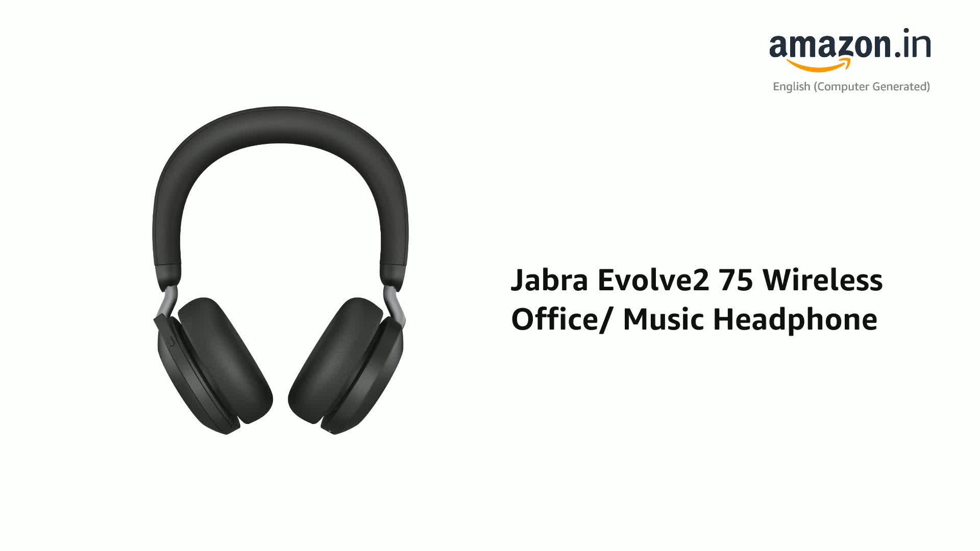 【新品未使用】【Jabra Evolve2 75】 ワイヤレスヘッドフォン Jabra Evolve2 75 | Overview
