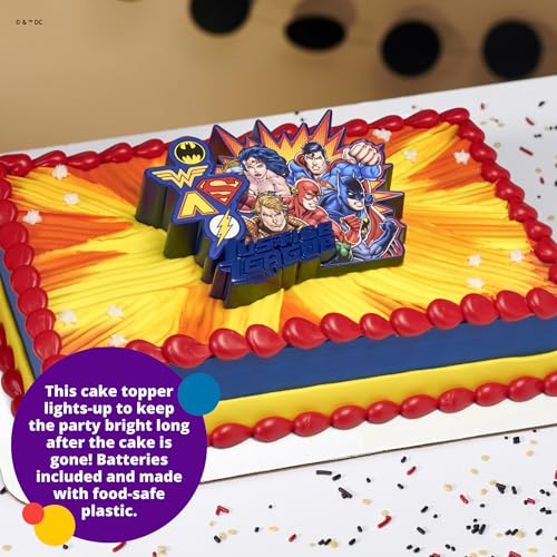 DecoPac Cake Decorating Justice League United Cake Topper For Birthdays and Special Occasions by DecoPac - Image 3
