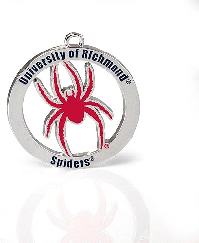 Miniatura 39 de Fan Frenzy Gifts NCAA Boise State Broncos Adorno Plateado de 2 Pulgadas