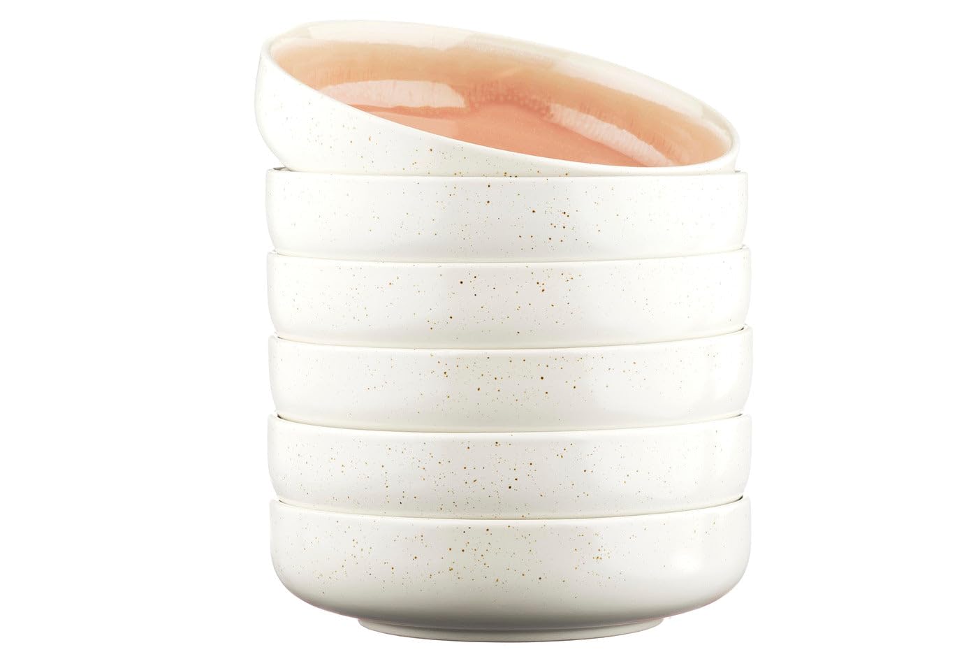 Oxygen Schüssel Ø 22 cm – 6 Stück – Rosa Pulver