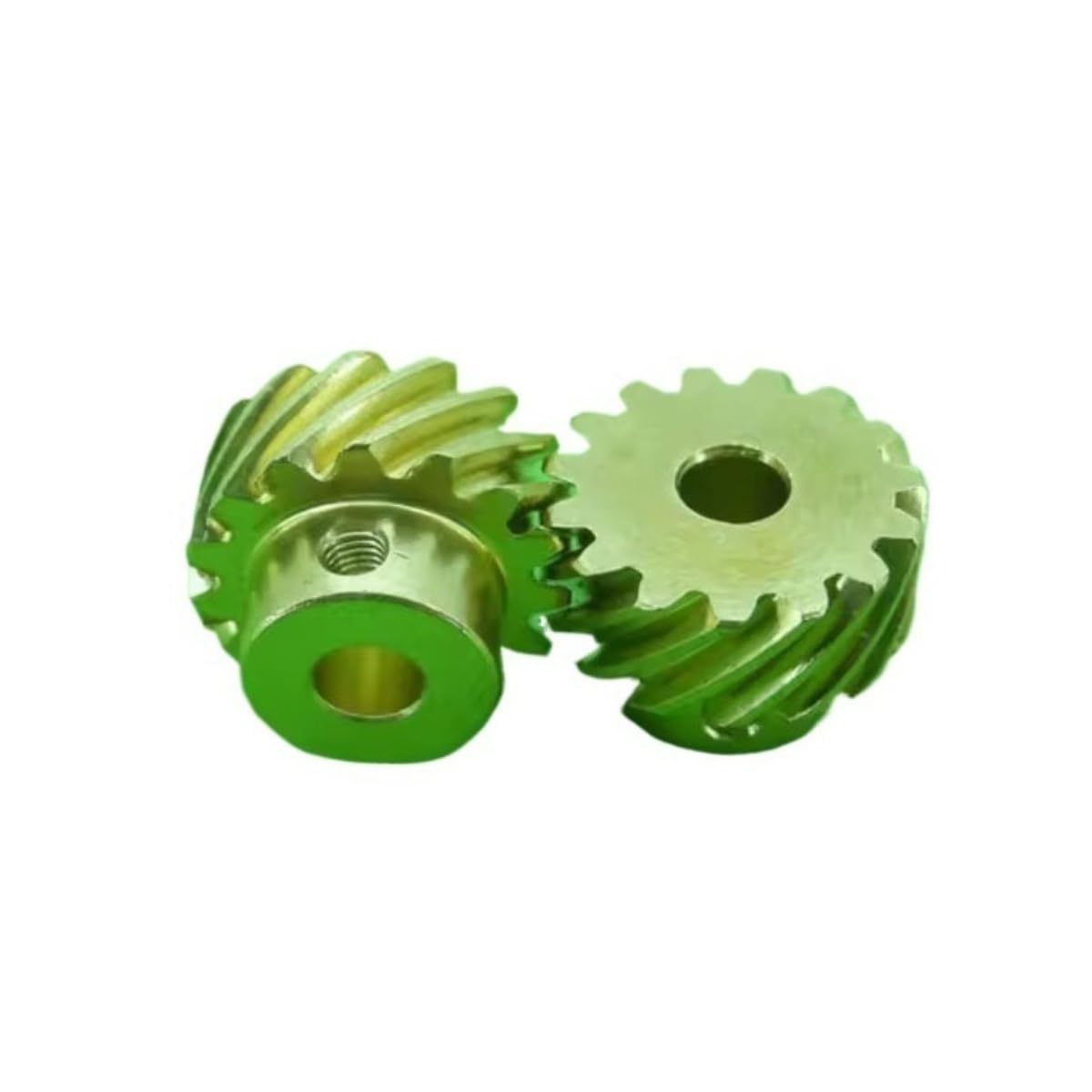 180 Degree Staggered Copper Helical Gear 0.8 Module 13 Teeth 15 Teeth 45 Degree Spiral Gear Left Right Handed Pinion Spiral Mechanical(13T 5mm bore)