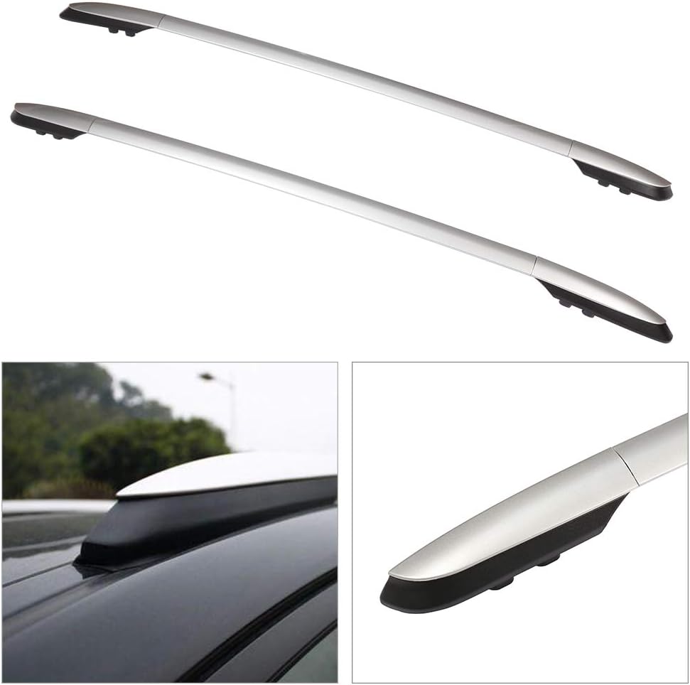ECCPP Roof Rack Side Rails fit for Toyota RAV4 2013-2018 Rooftop Luggage Canoe Kayak Carrier Rack - Max Load up to 165LBS