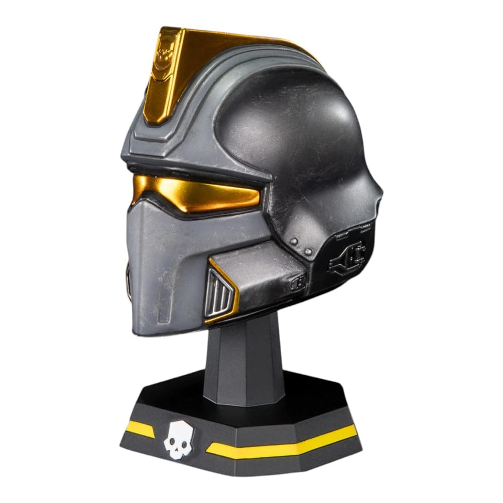 Dark Horse Comics Dark Horse Helldivers 2: Hero of the Federation Helmet 1:4 Scale Replica, 4.5-Inch, Grey, Gold