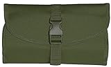 british military original Mil-Tec! Mil-Tec British Military - Faltbare Tasche für Toiletten-Artikel mit Haken und Spiegel, Farbe: Olivgrün