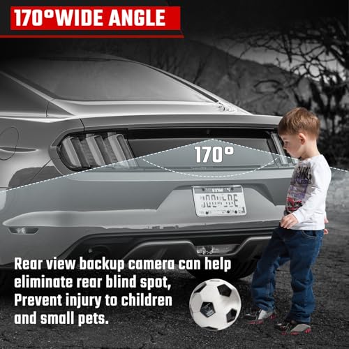 Image of Backup Camera Rear View Camera Fit for F150 2010-2014 Mustang 2015-2020 Lincoln MKC 2015-2019 Parking Park Assist Camera Replace#EL3T-19G490-AA EL3Z-19G490-D BL3Z-19G490-B