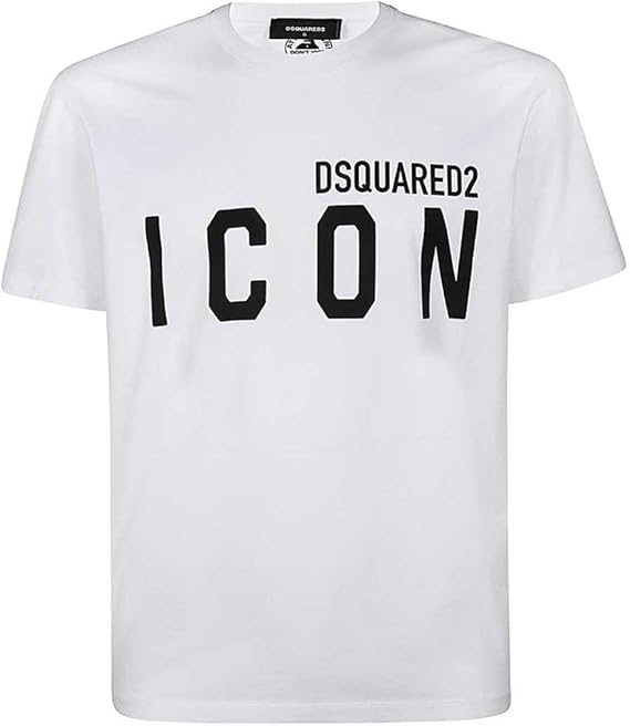Amazon Dsquared2 ディースクエアード メンズ プリントtシャツ White 並行輸入 Tシャツ カットソー 通販