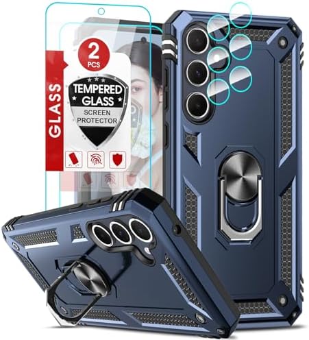 Coque Armure HFICY Avec Support Anneau Et Protège-caméra Pour ZTE Blade A35/A55 – Antichoc, Anti-Trace