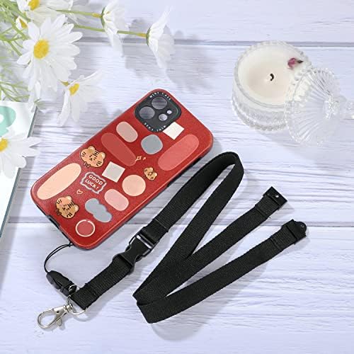2 pcs Office Lanyard, Nylon Neck Strap Lanyards for Keys ID Neck Strap Lanyard with Detachable Buckle for Card Keys Badge Holder