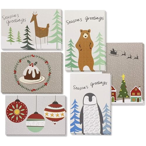 Sustainable Greetings Blank Note Set with Envelopes - Versatile 6