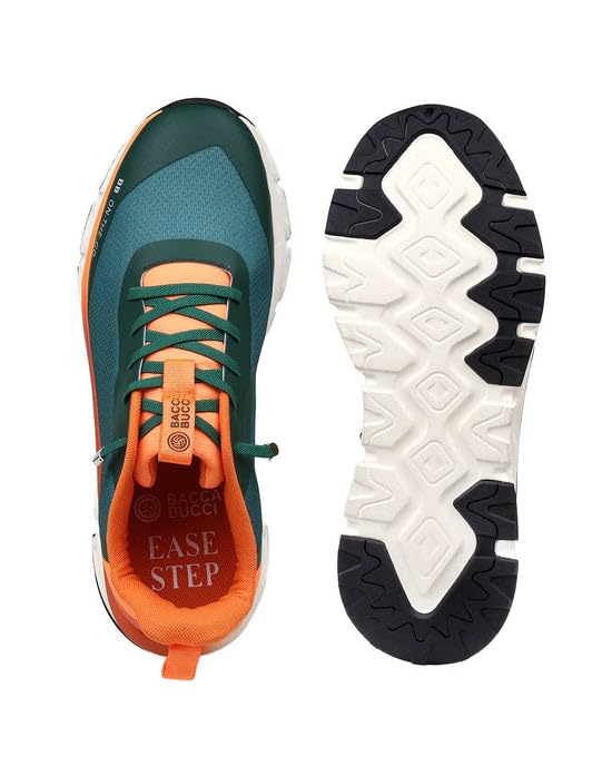 Image of Bacca Bucci BB On-The-Go Men Slip-On Walking & Running Shoes with Stretch Laces and Cushioned Sole