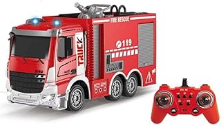 شاحنة إطفاء مع جهاز تحكم