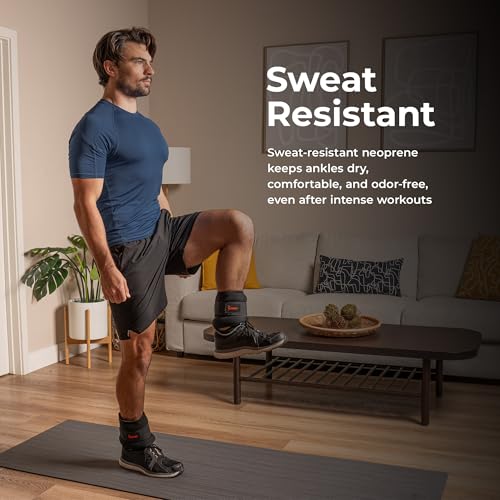 Sunny Health & Fitness Neoprene 3 LB Pair Ankle Weights - image 3