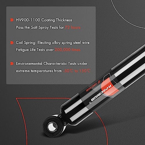 A-Premium Front Shock Absorbers, Set of 2 - Compatible with Jeep by A-Premium - Image 4