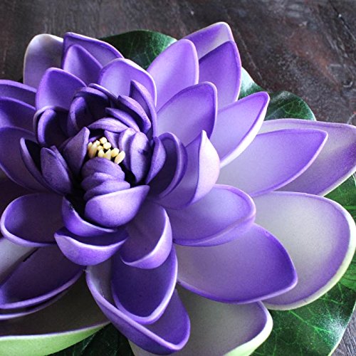蓮の花デザイン フロアスタンド　白紫　2台セット 蓮の花のフロアライト スタンドライト 間接照明 | Pay ID