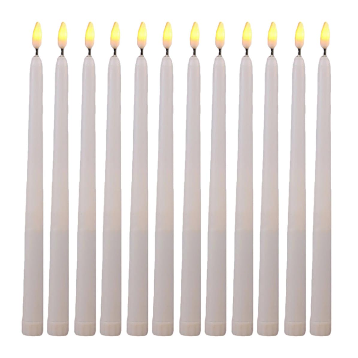 Velas LED para evitar manchas de cera en centros de mesa de restaurantes Healeved 8