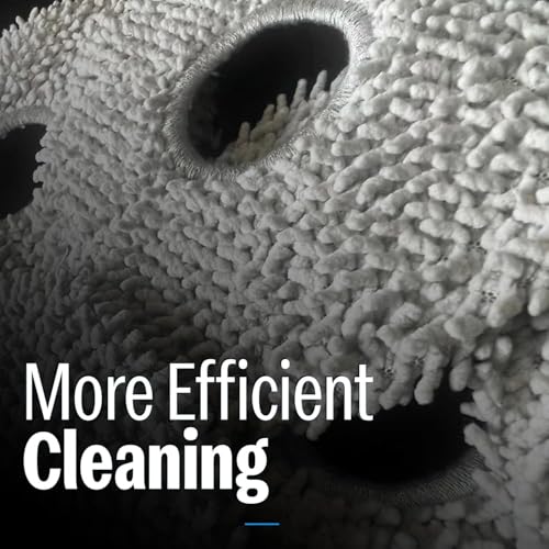 Image of finehepa Replacement Premium White Microfiber Mop Pad Replacement Set Compatible with N30 Pro X1 Omni /T20 Omni /T10 Omni /X2 Omni /T30S /N30 Pro Omni /N30 Omni Robot Vacuum (T20OMNI /N30OMNI MOP4)
