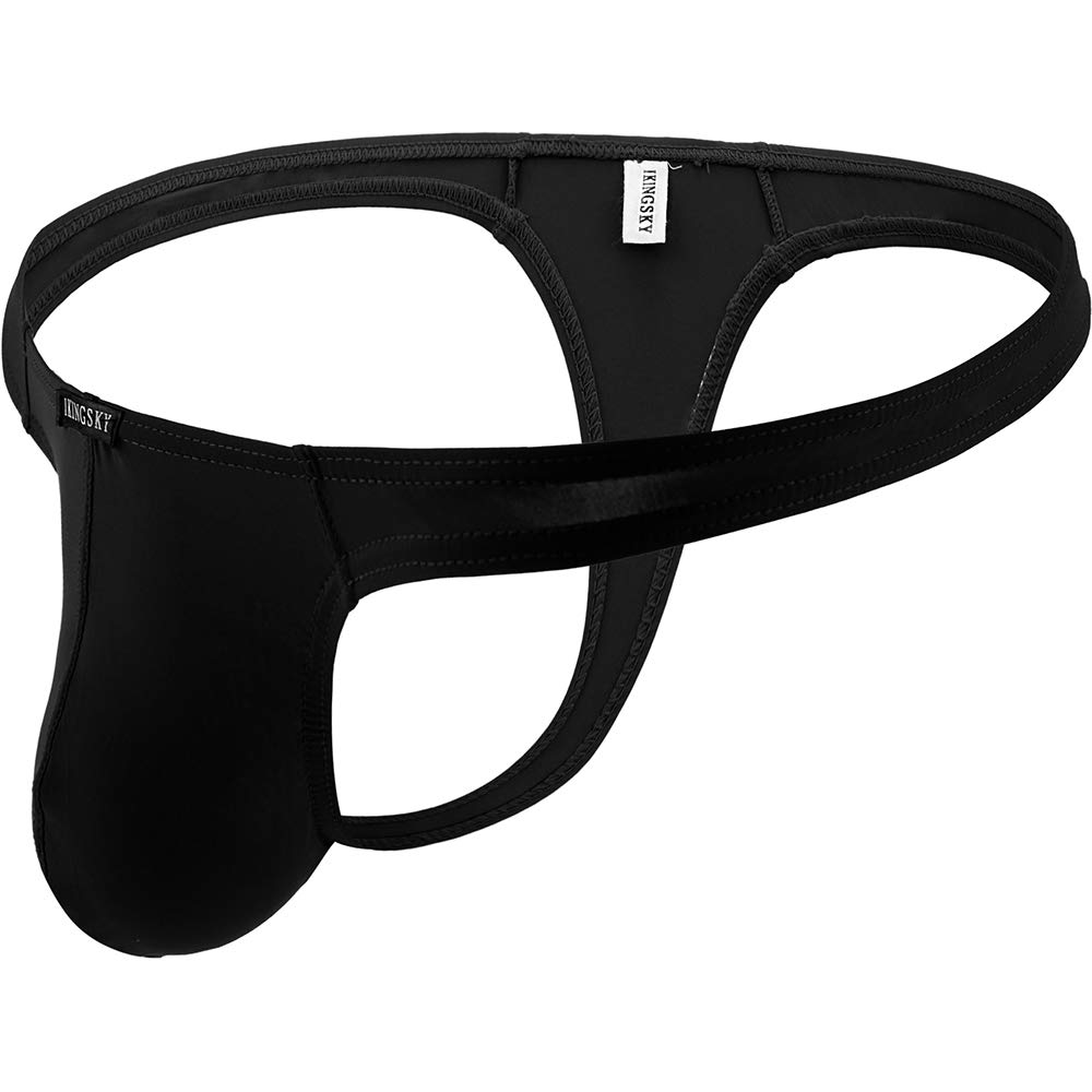 iKingsky String sous-vêtements Homme Soyeux Tanga pour Homme avec Dos en T
