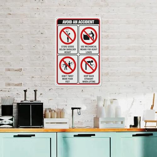 Panneau Avoid An Accident pour sécuriser votre propriété contre les risques