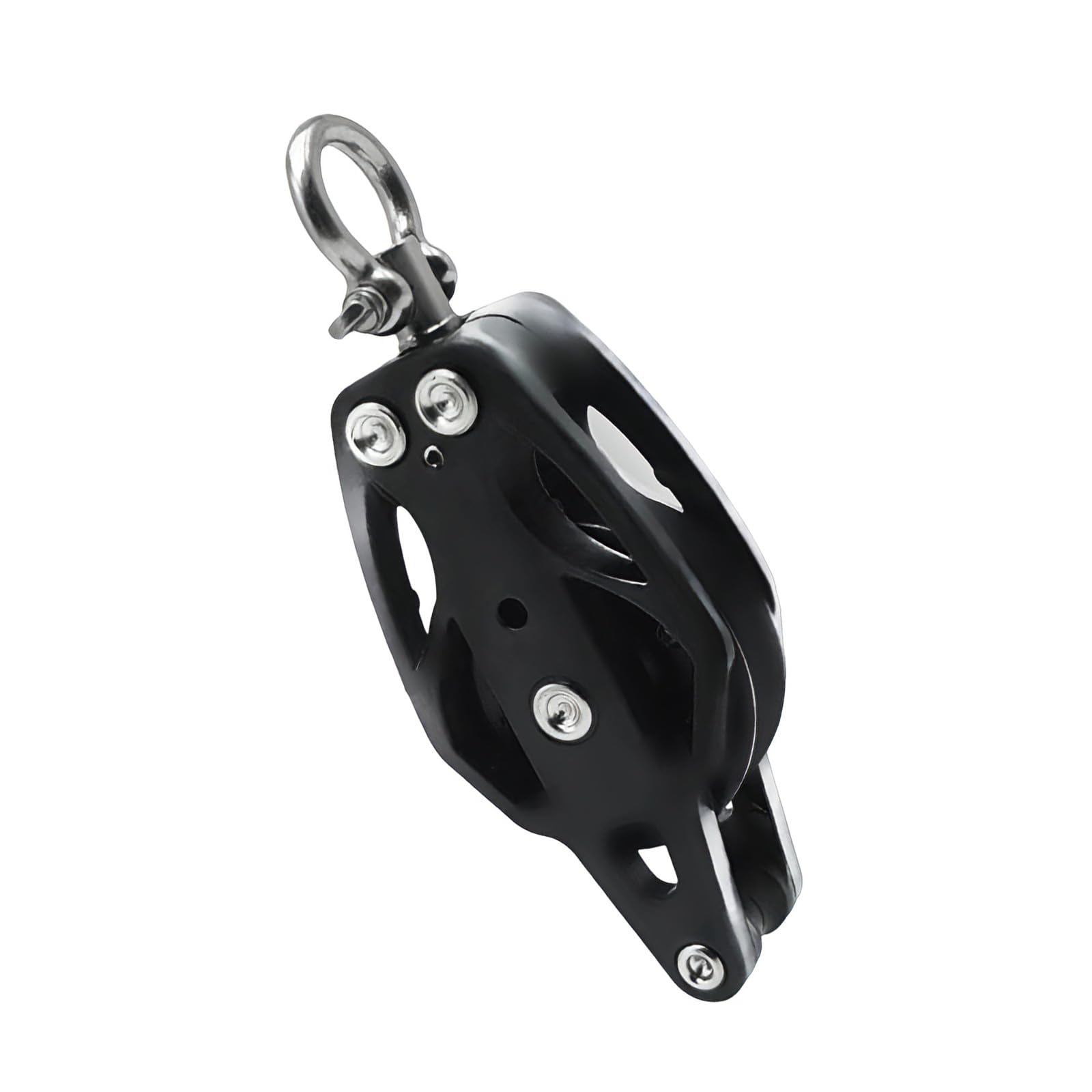 ordinarYone Kayak Pulley Block Heavy Duty Nylon Stainless Steel Marine Pulley Block Sheave for Ship Yacht Canoe
