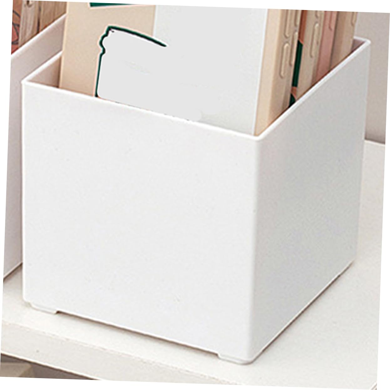 NUOBESTY 8stücke Notizblock Für Schreibtisch Organizer Für Memo Pads Praktische Aufbewahrungsbox Für Bürobedarf Und Vielseitig Einsetzbar Für Studenten Und Arbeitsplatzgestaltung