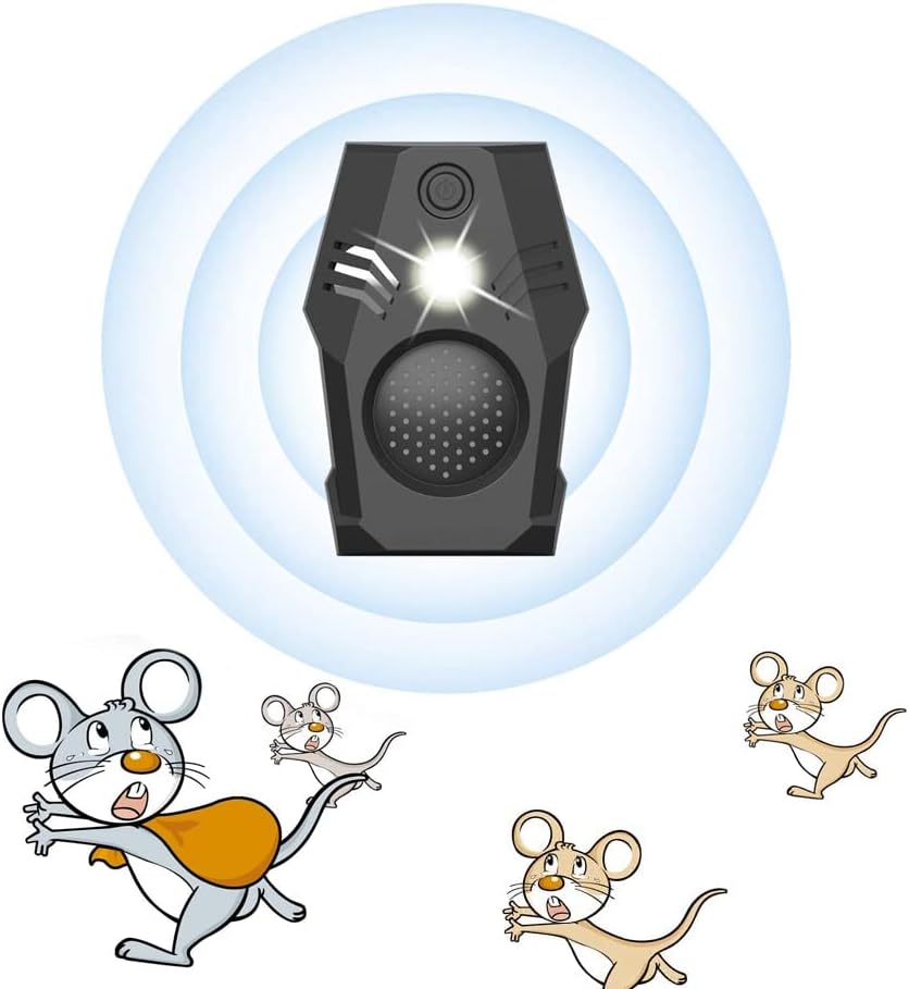 – SYOSI Ultrasonic Pest Repeller, Electronic Mouse Repellent Plug in High Effective 2 Models House Rodent Repellent Defend for Flea, Insects, Mosquitoes, Mice, Spiders, Rats, Bugs