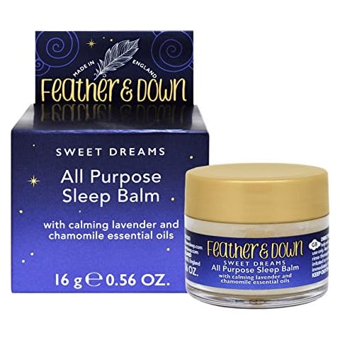 Feather & Down Sweet Dream All-Purpose Sleep Balm (16g) - With calming lavender and chamomile essential oils to encourage a restful night's sleep. Vegan Friendly & Cruelty Free Cover
