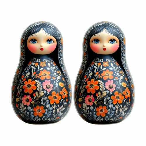 Image of Decorative Floral Doll Wall Sticker | Waterproof PVC Self Adhesive Wall Decal for Bedroom, Kids Room, Living Room & Office