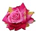 Love Sweety Women Party Big Rose Flower Hairpin Hair Clips Flower Brooch (Hot Pink)