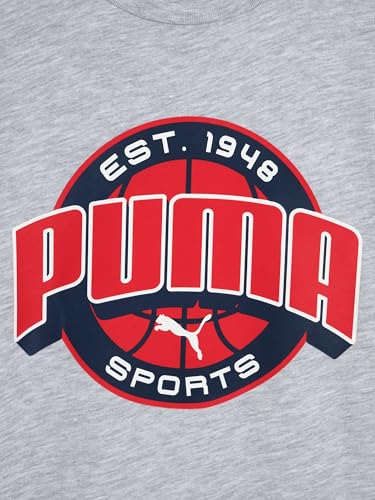 Image of PUMA Kids Graphic T-Shirt & Fleece Short Set (Toddler)