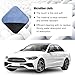 TNAIYH Car Touch Screen Cleaner Cloth, Microfiber Square Vehicle Screen Cleaning Wipes, Soft Automotive Dashboard Display Electronic Devices Cleaner Tool, Universal Fit (Blue/Gray)