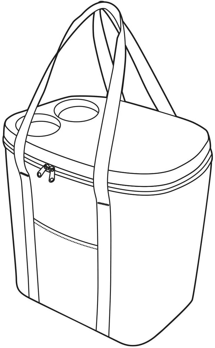 reisenthel coolerbag XL - XL Cooler Bag Made Polyester Fabric - Ideal for The Picnic, Shopping and on The Road