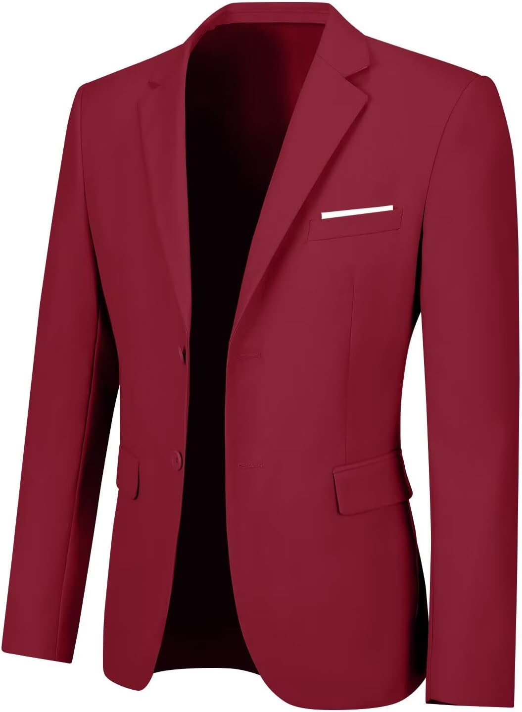 Men’s Slim Fit Casual Blazer Jacket – 2 Button Lightweight Suit Separates for Wedding, Prom, Party