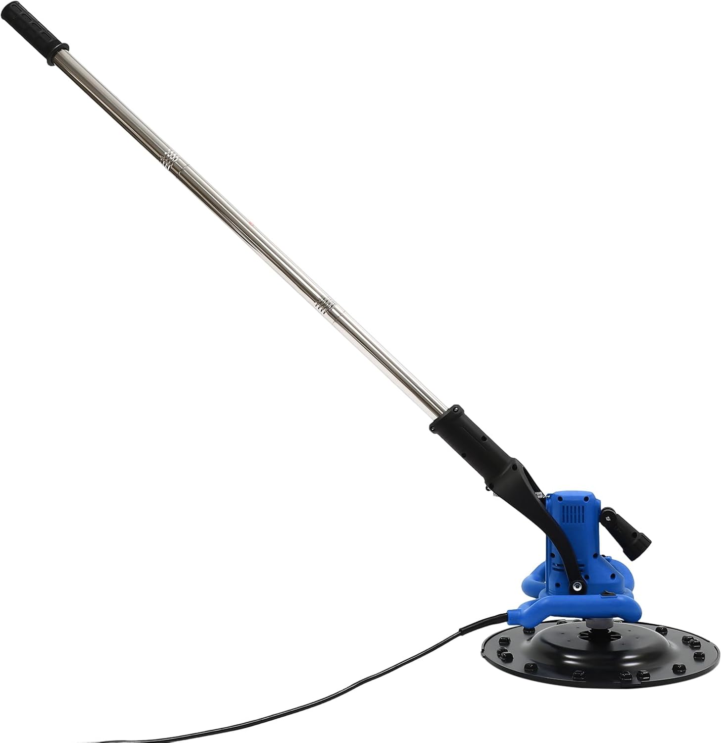 1680W Concrete Polisher & Grinder with Mixer 6-Speed Adjustable Floor Smoothing Polishing Machine, 80-200 RPM, LED Light for Concrete, Mortar, Paint, Plaster