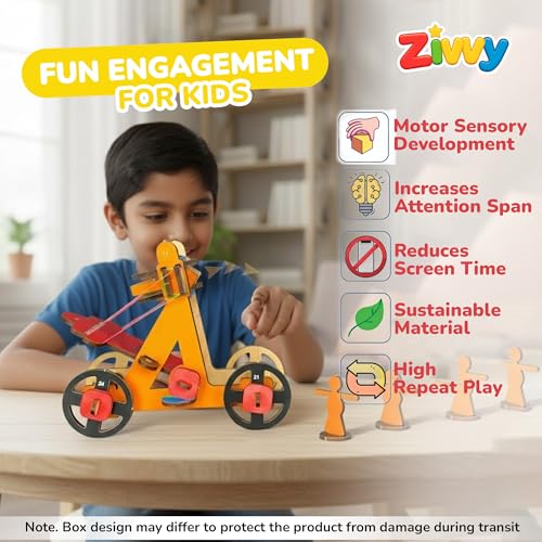Image of Stem Toy Mini Archer| Toys for Boys 7-14 Years | Science Experiment kit | Educational Toys for 3 Year Old | Puzzle Game for Kids 7 to 10 Years