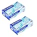 Liberty T2010W Nitrile Industrial Glove, Powder Free, Disposable, 4 mil Thickness, Large, Blue Box of 100 (2-Pack)