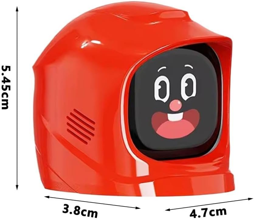 Car Robot Dashboard – Smart Car Emotional Companion Decoration with Animated Expressions, Cute AI-Inspired Dashboard Buddy for Mood Boost & Interior Style (Whtte)