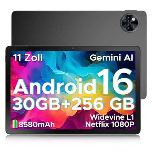 DOOGEE U11 Pro Android 15 Tablet 11 Zoll, 30GB RAM+256GB ROM (2TB TF) 8580mAh, 90Hz Display, Netflix 1080P, Unisoc T7200 Octa Core Tablet PC, 13MP+5MP, 5G WiFi/Widevine L1/ GPS/Face ID/OTG [2025]
