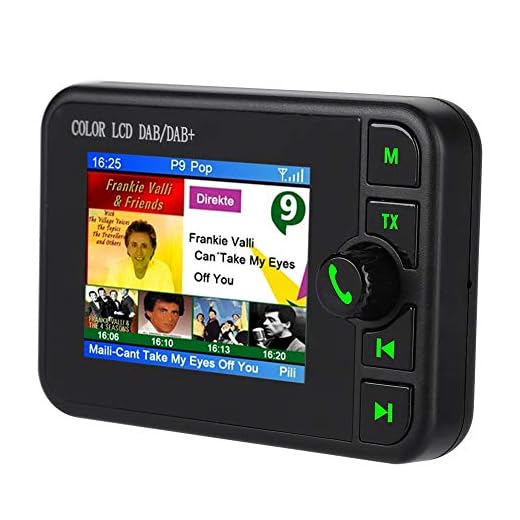 DAB Bilradio, 2,4 tum LCD-skärm bil FM-radio, 170–240 MHz DAB/87,5–108 MHz FM digital radio, stöder minneskort uppspelning och Bluetooth-musik