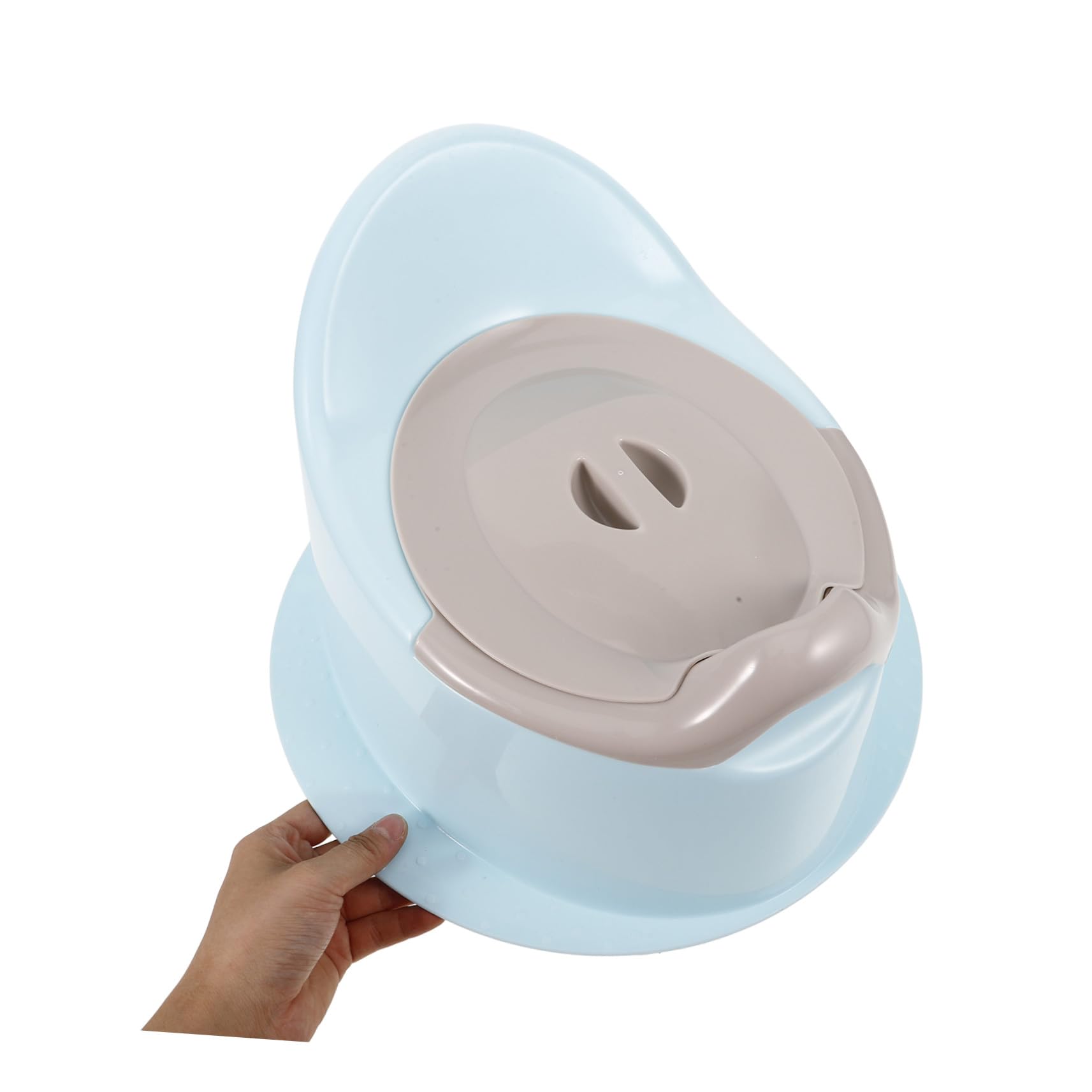 Abaodam Inodoro de Entrenamiento Portátil Orinal Infantil de Plástico Ligero y Cómodo para Niños Pequeños Adecuado para Viaje y Uso en Baño