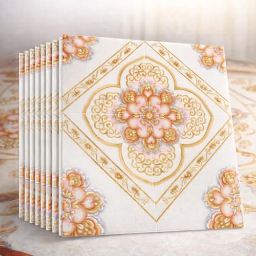 Image of Barebeauty 3D Wall Panel Wallpaper, Self Adhesive PE Foam Brick Sticker, Waterproof Wall Covering for Home Decor, 70 x 70 cm (Pack of 1, 5.27 Sq. Ft. Approx)