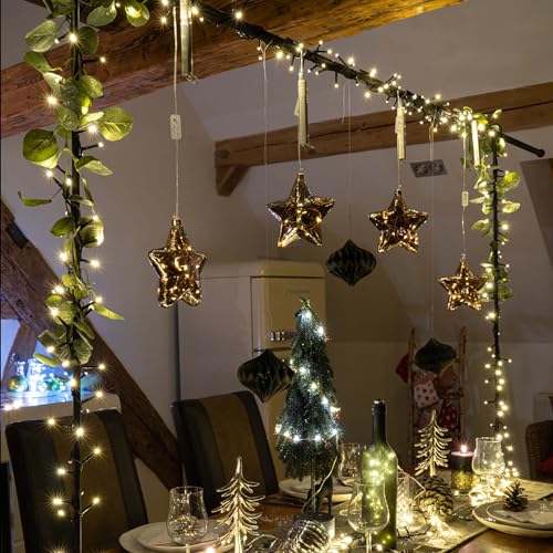 Guirlande lumineuse sapin de Noël chaleureuse pour grands espaces - 5