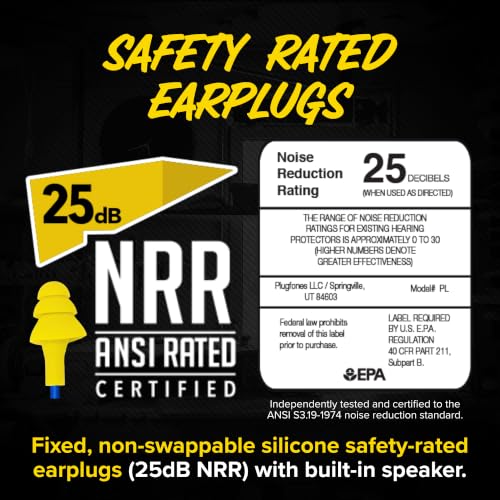 Plugfones Basic Wired Earplug Headphones