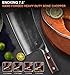 ENOKING 7.5″ Cleaver Knife, Chef’s Knives – Hand Forged, German High Carbon Stainless Steel Butcher Knife with Full Tang Handle for Home Kitchen & Restaurant