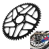 Runfarr Kettenrad mit 58 Zähnen, Motorrad-Hinterradkettenritzel, 7075, Aluminium, für Sur-Ron S/X X160/X260 Talaria Sting Elektromotorrad, Schwarz