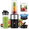 SHARDOR Smoothie Maker, 900W, StandMixer mit 2 * 700ml Flasche, mixer mit Edelstahl 6-Klingen, BPA frei, Smoothies shakes und Säfte mit Rezepte