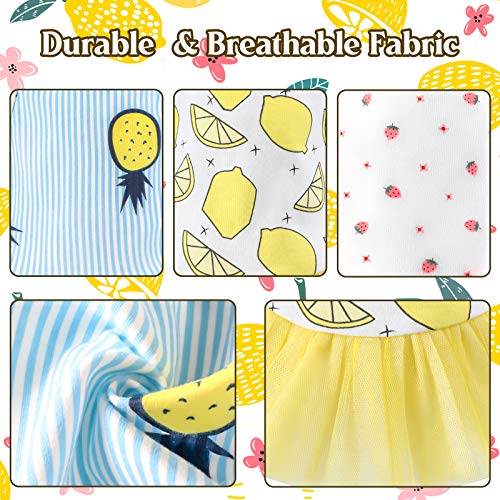 3 Pieces Tutu Dog Dress Skirt Puppy Summer Fruits Dress Pet Princess Summer Apparel Clothes For Small Dogs Cats, 3 Styles (Medium) #TOP2