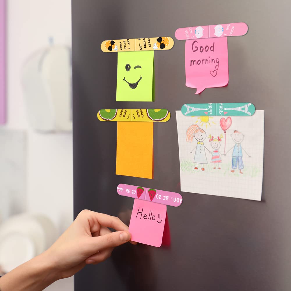 Vicloon Marcadores de Libros Magneticos 30Pcs Marcapáginas Clips de Página Palabras Inspiradoras
