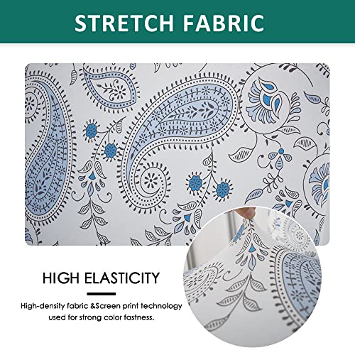 Wing Chair Slipcovers 2 Pieces Stretch Spandex Wingback Chair Covers Sofa Slipcover Printing Wingback Armchair Slipcovers Furniture Protector Couch Soft With Elastic Bottom For Wingback Chairs, D #TOP2