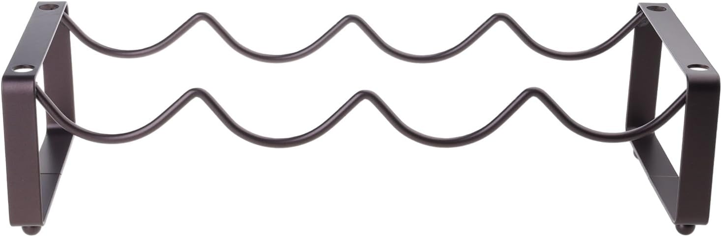 Stackable Metal Wine Shelf Wine Organizers Space Saving Bottle Holder Iron Texture Suitable for Kitchen and Pantrys Display Rack